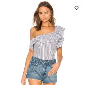 Kendall + Kylie Black and White Bodysuit Size S